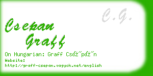 csepan graff business card